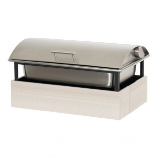 Cal-Mil Vista 8 Qt. Coastal HDPE Chafer with Soft-Close Lid 28620-141 Cal-Mil Vista 8 Qt. Coastal HDPE Chafer with Soft-Close Lid 28620-141