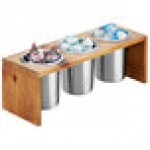Cal-Mil 1425-3-99 Madera 3-Cylinder Horizontal Flatware / Condiment Display Cal-Mil 1425-3-99 Madera 3-Cylinder Horizontal Flatware / Condiment Display