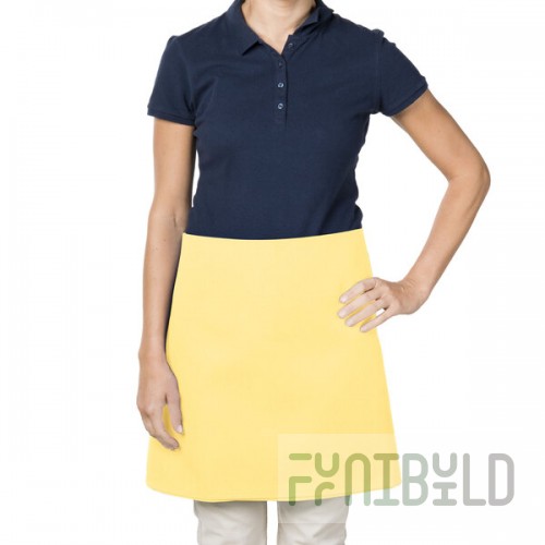 Intedge Yellow Poly-Cotton 4-Way Waist Apron - 38