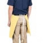 Intedge Yellow Poly-Cotton 4-Way Waist Apron - 38