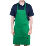 Chef Revival Burgundy Poly-Cotton Customizable Bib Apron with 1 Pocket - 34 Chef Revival Burgundy Poly-Cotton Customizable Bib Apron with 1 Pocket - 34