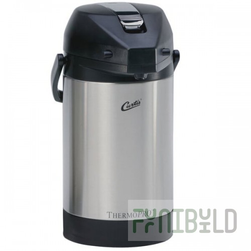 Curtis ThermoPro 2.5 Liter Stainless Steel Lined Low Profile Airpot TLXA2501S000