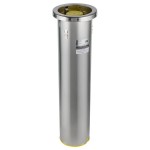 San Jamar C6500C Stainless Steel In-Counter 32 - 46 oz. Cup Dispenser