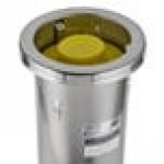 San Jamar C6500C Stainless Steel In-Counter 32 - 46 oz. Cup Dispenser
