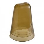 Acopa Stainless Steel Tapered Liquor Pourer with Flip Cap - 12/Pack