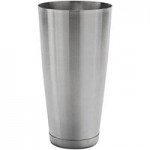 American Metalcraft 18 oz. / 28 oz. Satin Gold Plated 2-Piece Weighted Boston Cocktail Shaker Set GBSSET