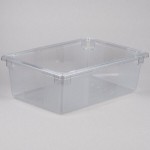Rubbermaid® FG330000CLR Clear Polycarbonate Food Storage Box - 26 Rubbermaid® FG330000CLR Clear Polycarbonate Food Storage Box - 26
