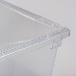 Rubbermaid® FG330000CLR Clear Polycarbonate Food Storage Box - 26 Rubbermaid® FG330000CLR Clear Polycarbonate Food Storage Box - 26