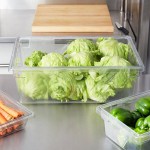 Rubbermaid® FG330000CLR Clear Polycarbonate Food Storage Box - 26 Rubbermaid® FG330000CLR Clear Polycarbonate Food Storage Box - 26
