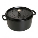 Staub 9 Qt. Dark Blue Enameled Cast Iron Dutch Oven 1004303