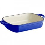 Valor 1.75 Qt. Galaxy Blue Enameled Cast Iron Sauce Pan with Cover