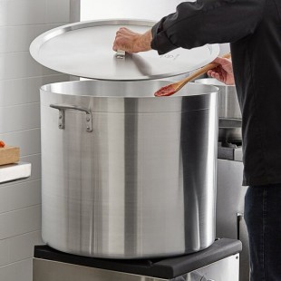 Choice 140 Qt. Heavy Weight Aluminum Stock Pot with Cover Choice 140 Qt. Heavy Weight Aluminum Stock Pot with Cover