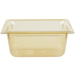 Vollrath 9036410 Super Pan® 1/3 Size Amber High Heat Plastic Food Pan - 6 Vollrath 9036410 Super Pan® 1/3 Size Amber High Heat Plastic Food Pan - 6
