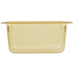 Vollrath 9036410 Super Pan® 1/3 Size Amber High Heat Plastic Food Pan - 6 Vollrath 9036410 Super Pan® 1/3 Size Amber High Heat Plastic Food Pan - 6