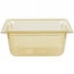 Vollrath 9036410 Super Pan® 1/3 Size Amber High Heat Plastic Food Pan - 6 Vollrath 9036410 Super Pan® 1/3 Size Amber High Heat Plastic Food Pan - 6