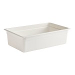 Cambro 16CW148 Camwear® Full Size White Polycarbonate Food Pan - 6 Cambro 16CW148 Camwear® Full Size White Polycarbonate Food Pan - 6