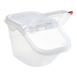 Araven 09146 ColorClip 1.8 Gallon / 28.8 Cup Polypropylene Light-Duty Shelf Ingredient Bin Araven 09146 ColorClip 1.8 Gallon / 28.8 Cup Polypropylene Light-Duty Shelf Ingredient Bin