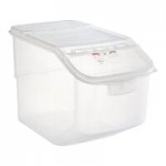 Araven 09146 ColorClip 1.8 Gallon / 28.8 Cup Polypropylene Light-Duty Shelf Ingredient Bin Araven 09146 ColorClip 1.8 Gallon / 28.8 Cup Polypropylene Light-Duty Shelf Ingredient Bin