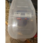 Araven 09146 ColorClip 1.8 Gallon / 28.8 Cup Polypropylene Light-Duty Shelf Ingredient Bin Araven 09146 ColorClip 1.8 Gallon / 28.8 Cup Polypropylene Light-Duty Shelf Ingredient Bin