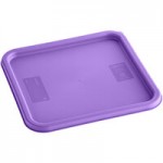 Carlisle 12 Qt. Allergen-Free Clear Square Polycarbonate Food Storage Container