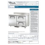 True TWT-48D-2-ADA-HC 48 3/8 True TWT-48D-2-ADA-HC 48 3/8