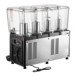 Carnival King RBD5G4 Quadruple 5 Gallon Bowl Refrigerated Beverage Dispenser - 120V Carnival King RBD5G4 Quadruple 5 Gallon Bowl Refrigerated Beverage Dispenser - 120V