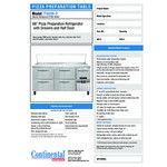 Continental Refrigerator PA68N-D 68