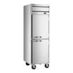 Beverage-Air CT1HC-1HS Cross-Temp 1 Section Convertible Reach-In Refrigerator / Freezer with Half Doors