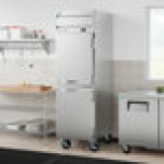 Beverage-Air CT1HC-1HS Cross-Temp 1 Section Convertible Reach-In Refrigerator / Freezer with Half Doors