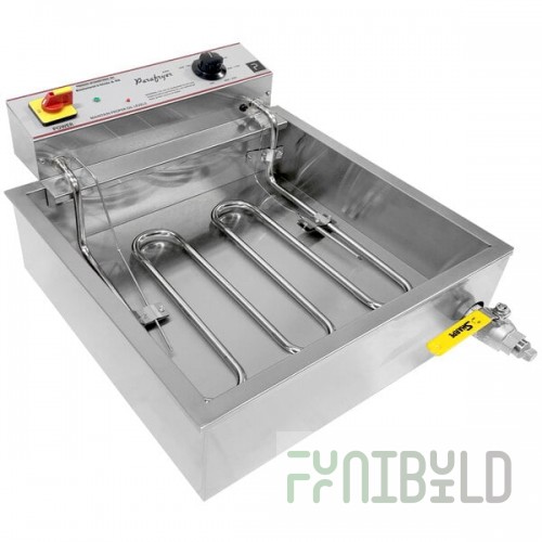 Paragon 9125 ParaFryer 25 lb. Shallow Pan Manual Funnel Cake Fryer - 240V, 4400W