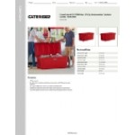 CaterGator CG170RD Red 170 Qt. Rotomolded Outdoor Cooler / Ice Chest CaterGator CG170RD Red 170 Qt. Rotomolded Outdoor Cooler / Ice Chest