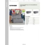 CaterGator CG200PG Gray 210 Qt. Rotomolded Outdoor Cooler / Ice Chest