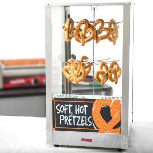 Nemco 6403 Dual Rack Revolving Pretzel Warmer - 120V