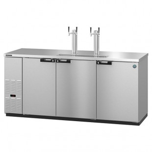 Hoshizaki DD80-S Stainless Steel Double Tap Kegerator Beer Dispenser - (4) 1/2 Keg Capacity Hoshizaki DD80-S Stainless Steel Double Tap Kegerator Beer Dispenser - (4) 1/2 Keg Capacity