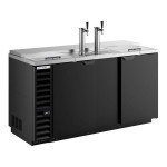 Beverage-Air DD68HC-1-C-B 2 Single Tap Club Top Kegerator Beer Dispenser - Black, (3) 1/2 Keg Capacity Beverage-Air DD68HC-1-C-B 2 Single Tap Club Top Kegerator Beer Dispenser - Black, (3) 1/2 Keg Capacity