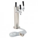 Beverage-Air DD68HC-1-C-B 2 Single Tap Club Top Kegerator Beer Dispenser - Black, (3) 1/2 Keg Capacity Beverage-Air DD68HC-1-C-B 2 Single Tap Club Top Kegerator Beer Dispenser - Black, (3) 1/2 Keg Capacity