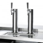 Beverage-Air DD68HC-1-C-B 2 Single Tap Club Top Kegerator Beer Dispenser - Black, (3) 1/2 Keg Capacity Beverage-Air DD68HC-1-C-B 2 Single Tap Club Top Kegerator Beer Dispenser - Black, (3) 1/2 Keg Capacity