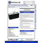 Beverage-Air DD68HC-1-C-B 2 Single Tap Club Top Kegerator Beer Dispenser - Black, (3) 1/2 Keg Capacity Beverage-Air DD68HC-1-C-B 2 Single Tap Club Top Kegerator Beer Dispenser - Black, (3) 1/2 Keg Capacity