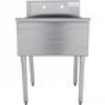 Advance Tabco 4-41-24 One Compartment Stainless Steel Commercial Sink - 24 Advance Tabco 4-41-24 One Compartment Stainless Steel Commercial Sink - 24