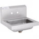 Advance Tabco 7-PS-70 Hand Sink with Two Splash Faucet Holes - 17