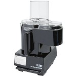 Waring WFP14SC Combination Food Processor with 3.5 Qt. Clear Bowl, Continuous Feed Attachment, and 4 Discs - 1 hp
