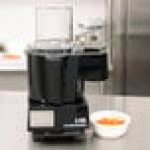 Waring WFP14SC Combination Food Processor with 3.5 Qt. Clear Bowl, Continuous Feed Attachment, and 4 Discs - 1 hp