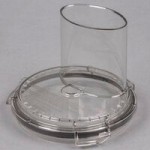 Waring WFP14SC Combination Food Processor with 3.5 Qt. Clear Bowl, Continuous Feed Attachment, and 4 Discs - 1 hp