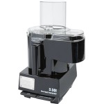 Waring WFP14SC Combination Food Processor with 3.5 Qt. Clear Bowl, Continuous Feed Attachment, and 4 Discs - 1 hp