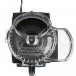 Waring WFP14SC Combination Food Processor with 3.5 Qt. Clear Bowl, Continuous Feed Attachment, and 4 Discs - 1 hp