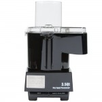Waring WFP14SC Combination Food Processor with 3.5 Qt. Clear Bowl, Continuous Feed Attachment, and 4 Discs - 1 hp