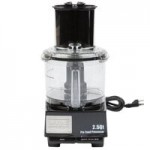 Waring WFP14SC Combination Food Processor with 3.5 Qt. Clear Bowl, Continuous Feed Attachment, and 4 Discs - 1 hp