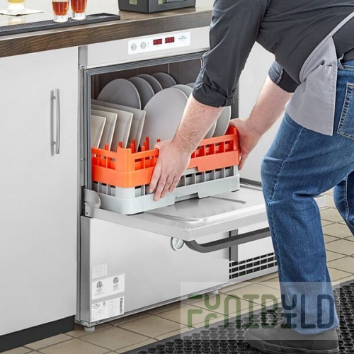 MainStreet Equipment HTUC High-Temperature Undercounter Dishwasher - 208V/240V, 1 Phase