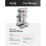 Avantco MX20H 20 Qt. Planetary Stand Mixer with Guard & Standard Accessories - 120V, 1 1/2 hp Avantco MX20H 20 Qt. Planetary Stand Mixer with Guard & Standard Accessories - 120V, 1 1/2 hp