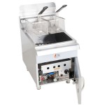 Cooking Performance Group FCPG30 Liquid Propane 30 lb. Countertop Fryer - 53,000 BTU